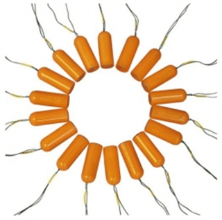 L&aring;gfrekvent piezoelektrisk geofon f&ouml;r seismisk detektering 