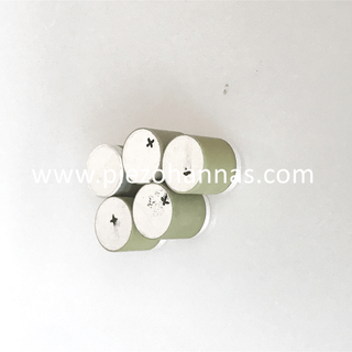 Batang Keramik Piezo Bentuk Silinder Padat Bahan Pzt 