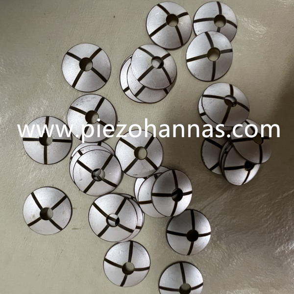 Piezo ceramico piezoelettrico HIFU personalizzato da 2 MHz Messa a fuoco piezoelettrica sferica Ciotole focali piezoelettriche 
