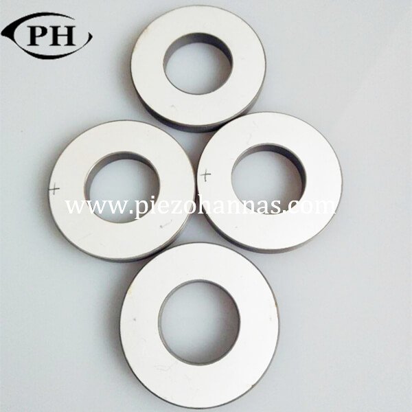 142 KHz piezo rings with silver electrodes for ultrasonic sensor from
