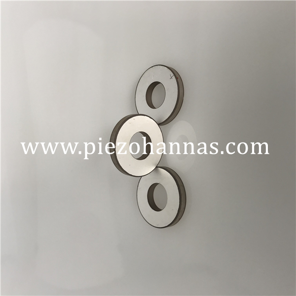 pzt 4 ultrasoniese pi&euml;zo-elektriese transducer element keramiek ring
