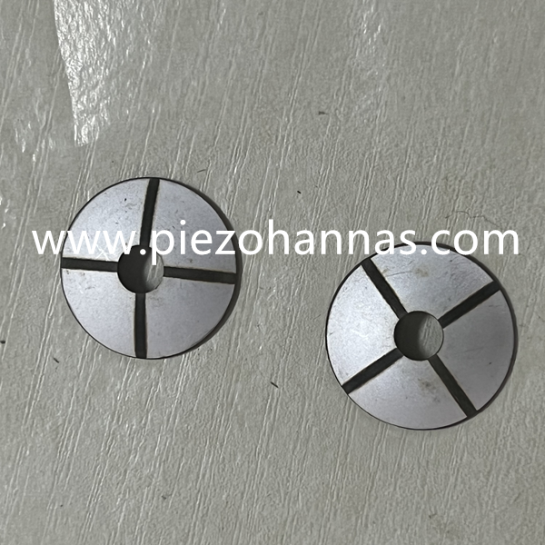 Piezo ceramico piezoelettrico HIFU personalizzato da 2 MHz Messa a fuoco piezoelettrica sferica Ciotole focali piezoelettriche 