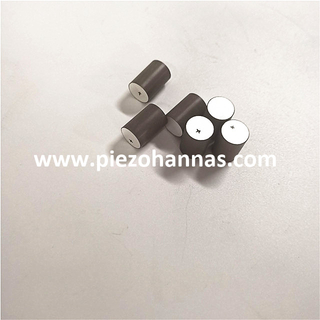 Stok Bahan Pzt5 12.7*5mm Silinder Piezo untuk Transduser NDT