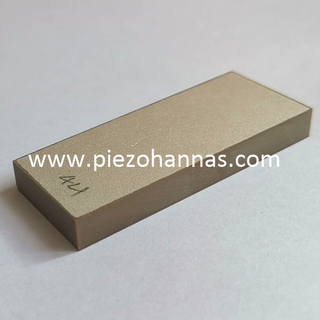 PZT4 Magazynowy piezoelektryczny przetwornik płytowy 55,5*25*1,7 MHz 