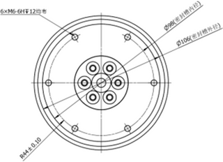 12Khz cylindrisk akustisk undervandstransducer til 6000M