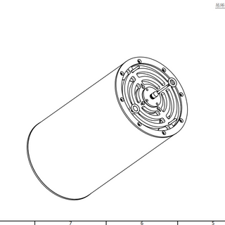 300Hz-10kHz niskofrekventni prijenosni pretvarač Podvodni akustični pretvarač 