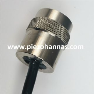 محفظه آلیاژ تیتانیوم 500 کیلوهرتز اندازه گیری جریان مبدل اولتراسونیک برای فلومتر اولتراسونیک