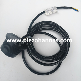 مبدل التراسونیک پیزوالکتریک 500 کیلوهرتز اندازه گیری عمق 30 متر برای سنسور سطح مایع