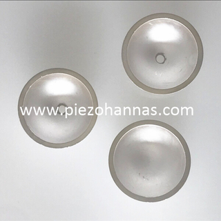 सोनार ट्रांसड्यूसर के लिए pzt5 गोलार्ध पीजो सिरेमिक सेंसर