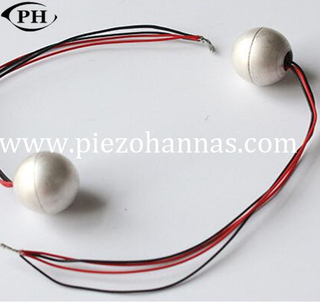 hemisfera piezo sensitiviti tinggi dengan bahan P5 untuk sonar