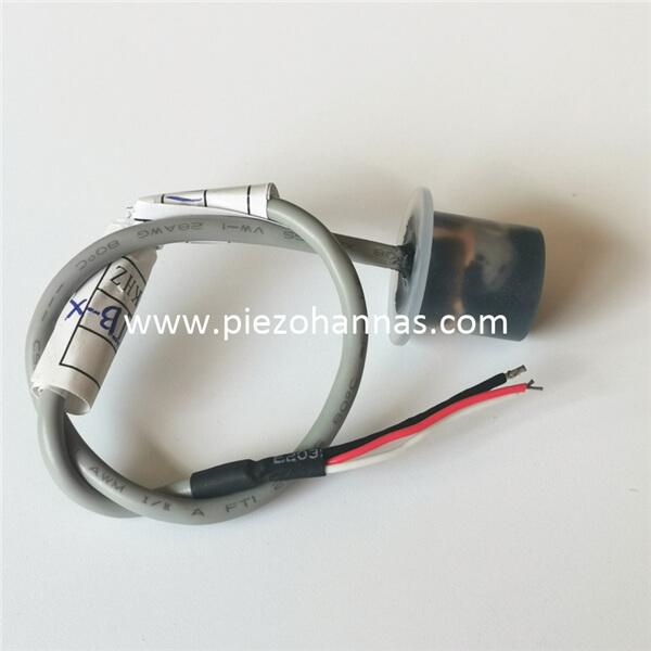 200 Khz PVDF-behuizing Ultrasone transducer voor ultrasone gasstroommeter
