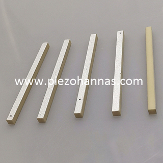 PZT5A Barra Ceirmeacha Piezoelectric Criostail piezoelectric le haghaidh m&eacute;adair luasgh&eacute;araithe 