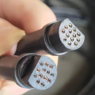 Connettore subacqueo circolare standard a 8 contatti per sistema subacqueo