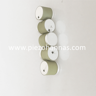 Piezoceramiczny cylinder piezoceramiczny 102 kHz Pzt4 Kryształy ceramiczne piezoelektryczne