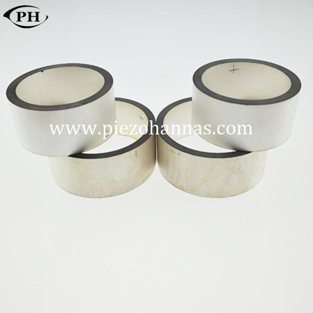 حلقه سرامیکی 32mmx10mmx5mm Pzt 5 پیزو سرامیکی برای دستگاه های اولتراسونیک