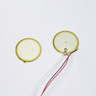 Diaframma piezoelettrico bimorfo in ceramica piezoelettrica a doppio lato per calcolatrice