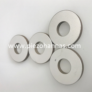 elektrod perak pematerian pzt piezo ceramics piezo ring actuator